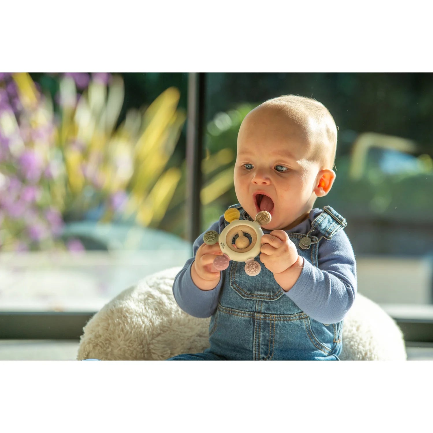 SiliSoft Rattle Teether (Earth)
