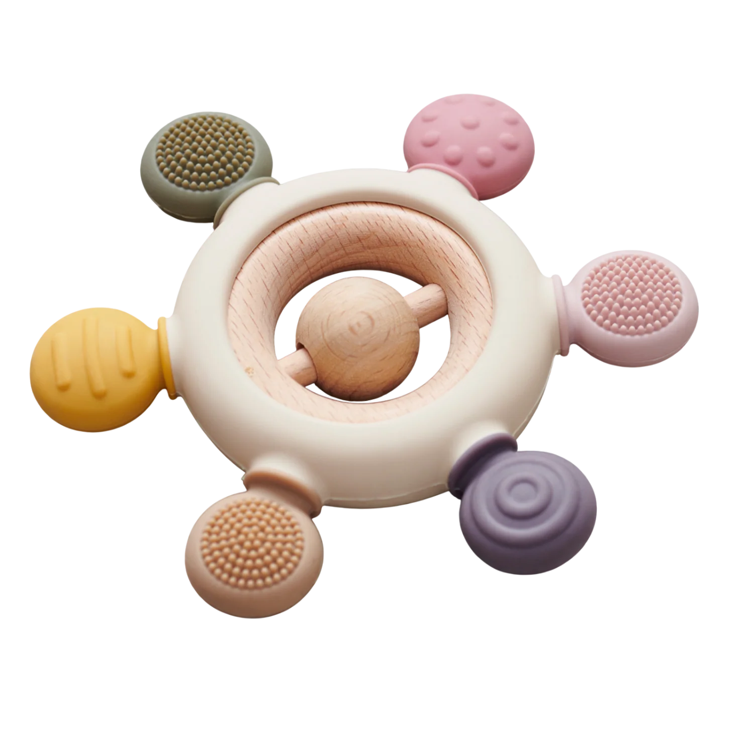 SiliSoft Rattle Teether (Earth)