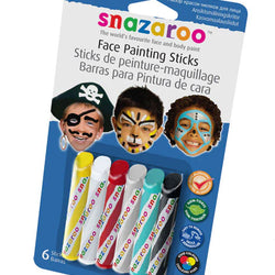 Snazaroo Boys face paint sticks (6pc)