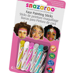 Snazaroo Girls face paint sticks (6pc)