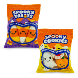 Spooky Squishy Snacks Soft Sensory Toy Plush Bag