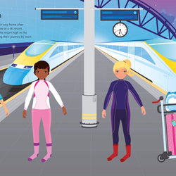 Sticker Book Dolly Dressing Travel