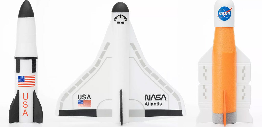 Nasa Stomp Rockets Lesson Stomp Rocket Single Racers - Action-Packed Fun | Cogs Toys & Games