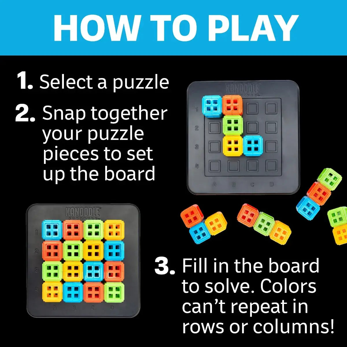 Kanoodle SudoQube – 3D Logic Puzzle Game