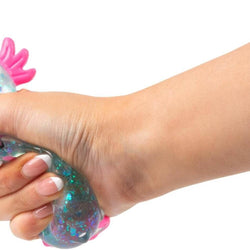 Scrunchems Sugar Axolotl – Glitter Sensory Squishy Toy