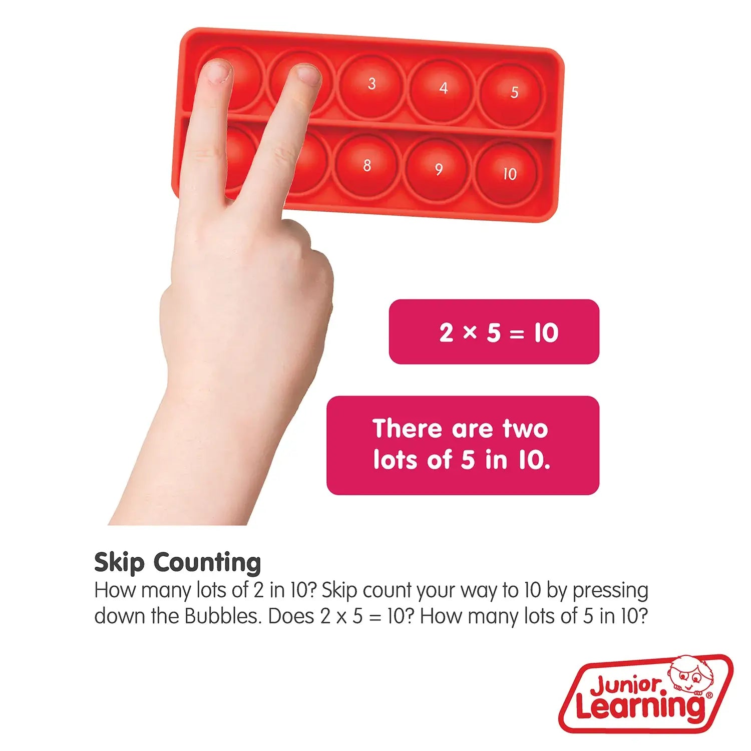 Junior Learning Ten Frames Bubble Boards