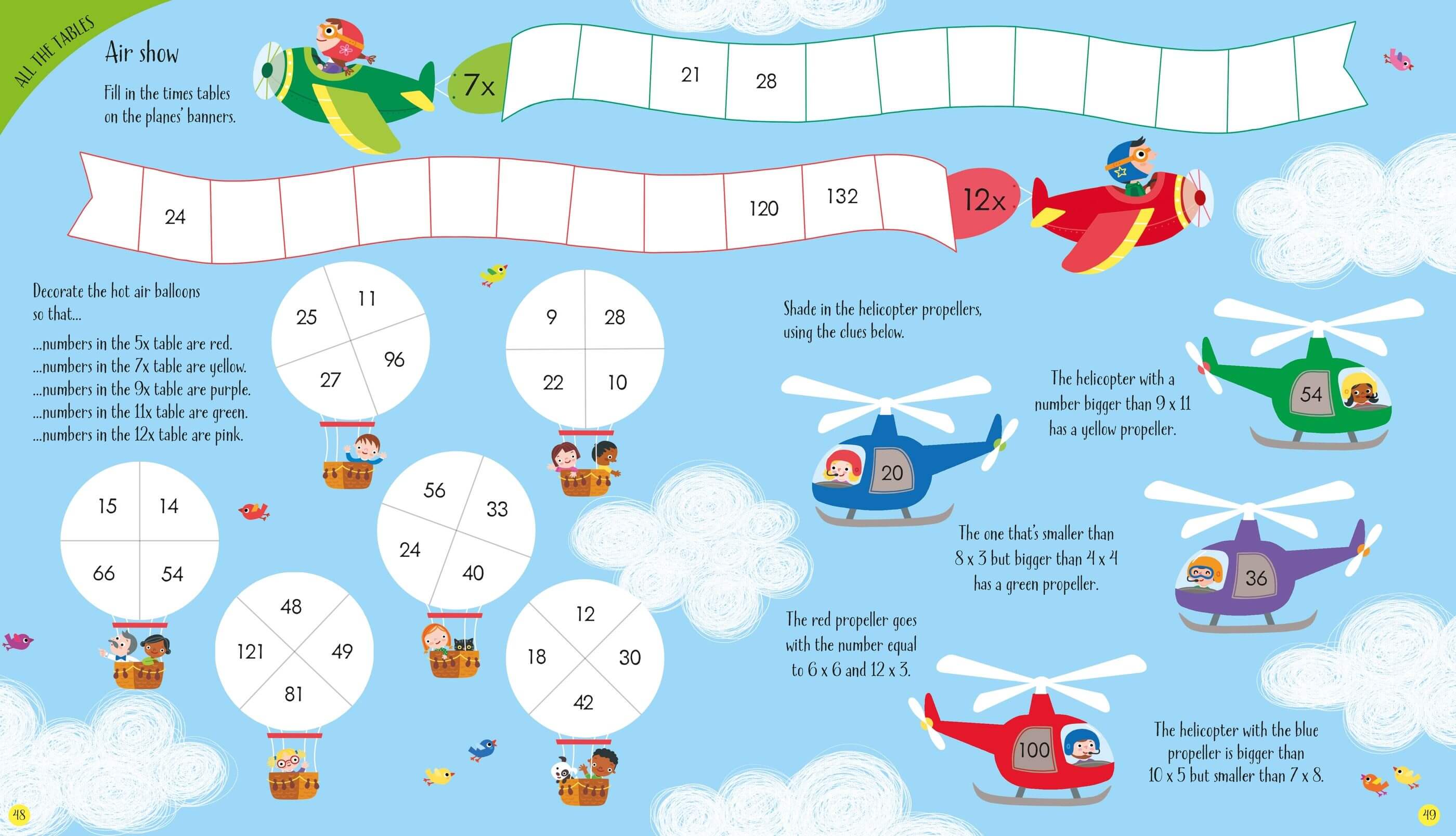 Times Tables Activity Book