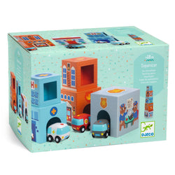 TopaniCar Stacking Cubes Car