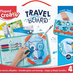 Maped Creativ Travel Board  Erasable Games & Drawings