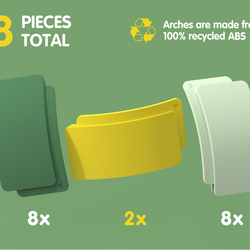 Way To Play Arches Starter Set – 18‑Piece Creative Building Toy