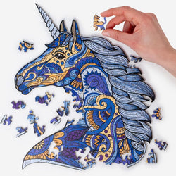 Wooden Jigsaw Puzzle Unicorn