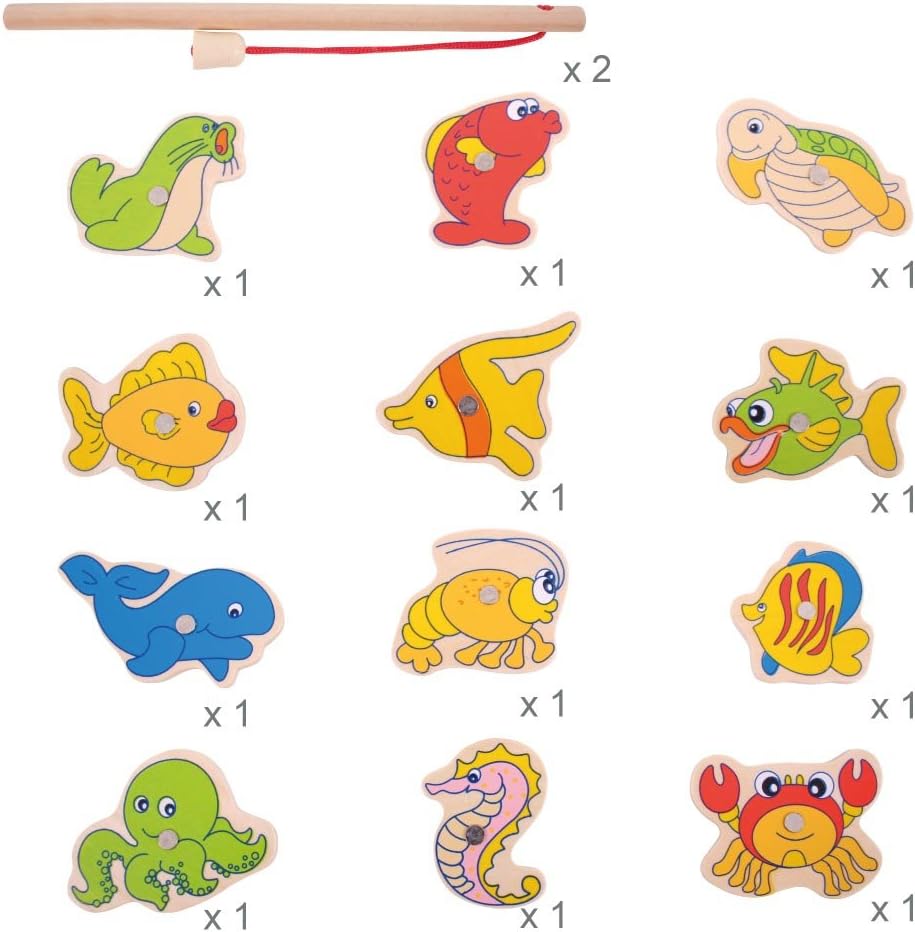 Wood Fishing Game BigJigs