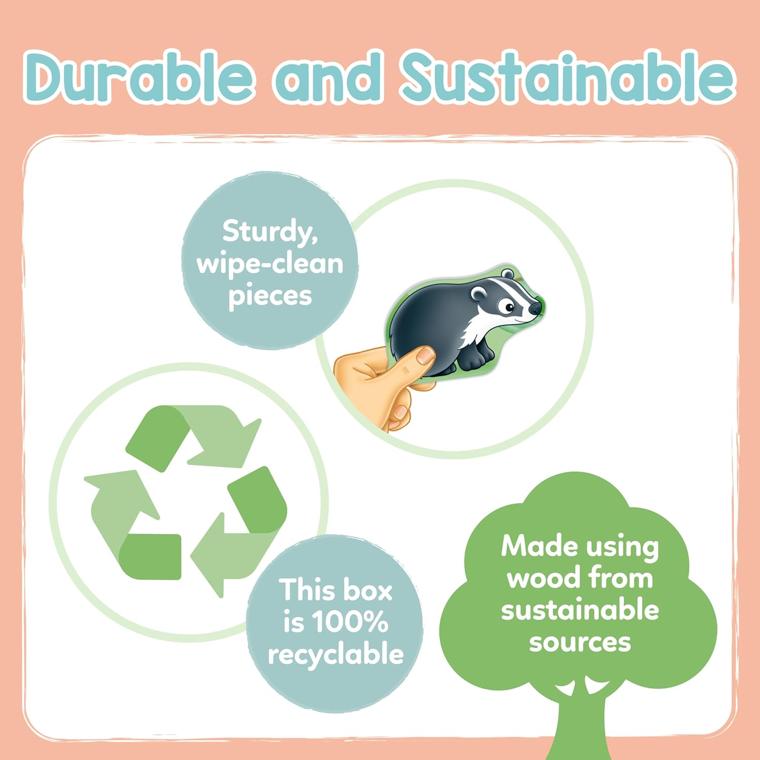 Woodland Chunky Wooden Puzzle