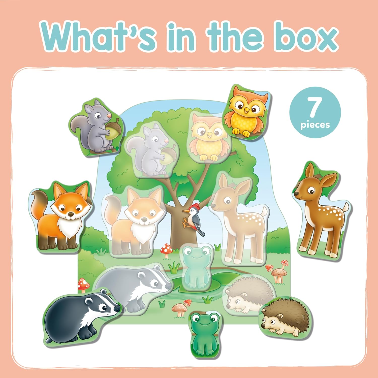 Woodland Chunky Wooden Puzzle