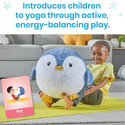 Yoga Ball Buddy with BubblePlush Penguin