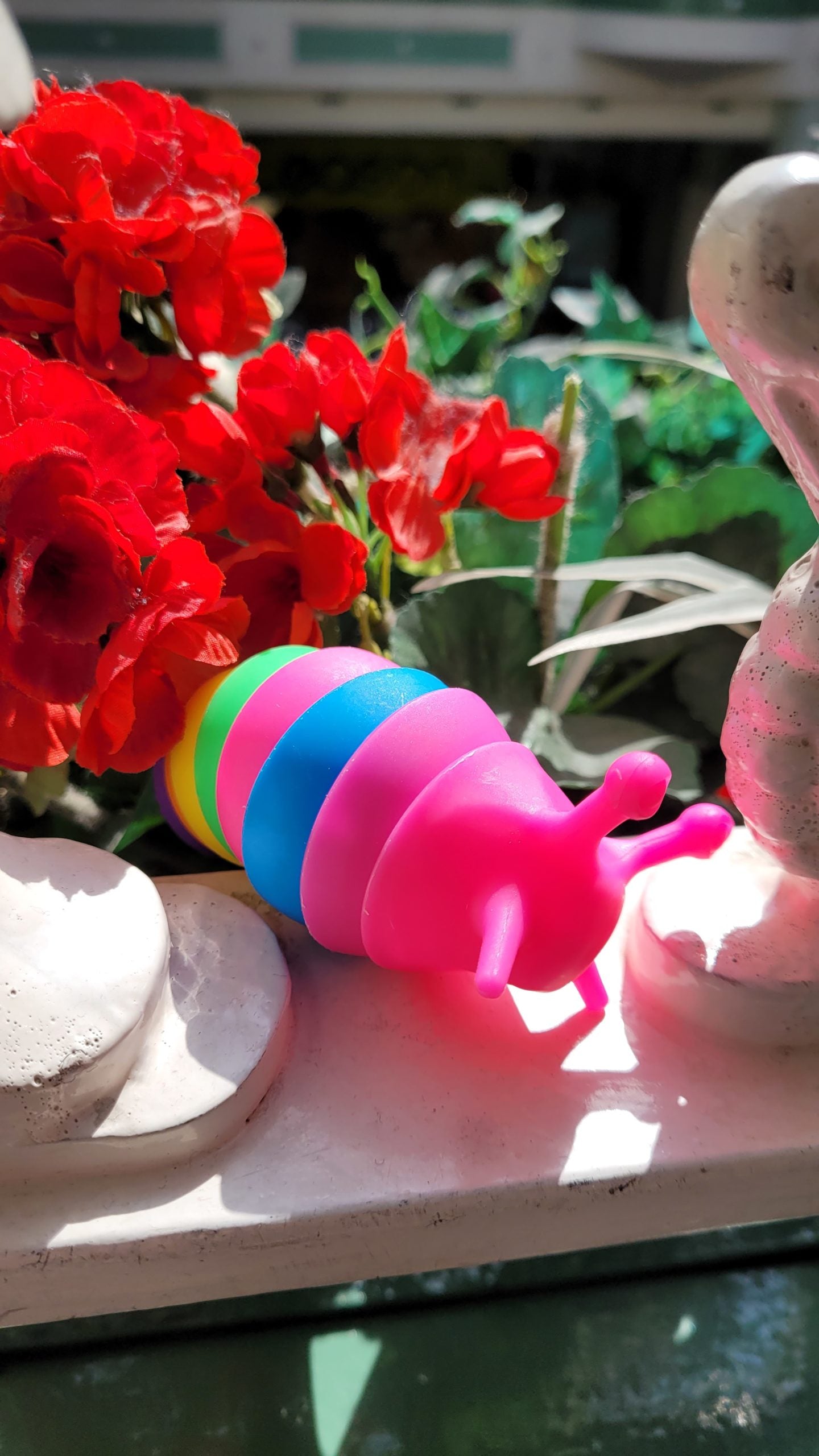 Rainbow Slug Fidget Toy Small