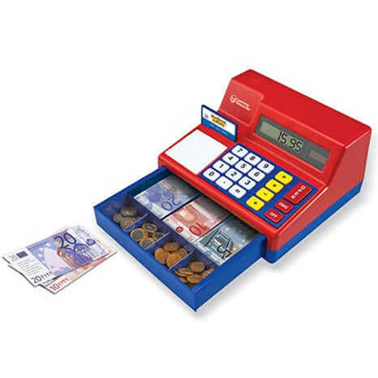 Pretend & Play Calculator Cash Register with Euro Money