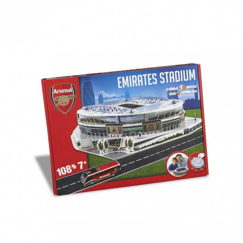 Arsenal Football Emirates Stadium Replica 3D Puzzle