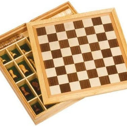 Goki Chess, Draughts and Nine Men's Morris Game Set