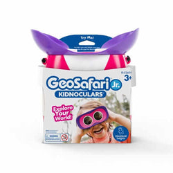 Learning Resources GeoSafari Jr. Kidnoculars – Compact Shock Proof First Binoculars for Kids (Pink)