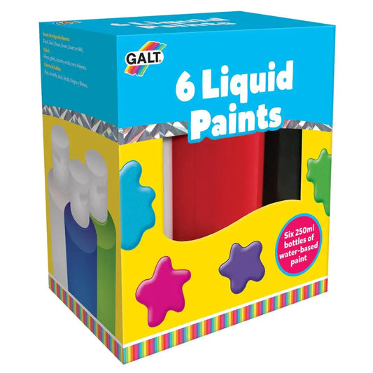 6 Liquid Paints Galt Toys