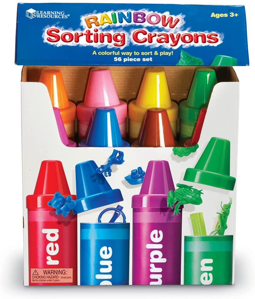 Rainbow Sorting Crayons