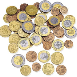 Euro Coins Set (Set of 100) - Learning Resources