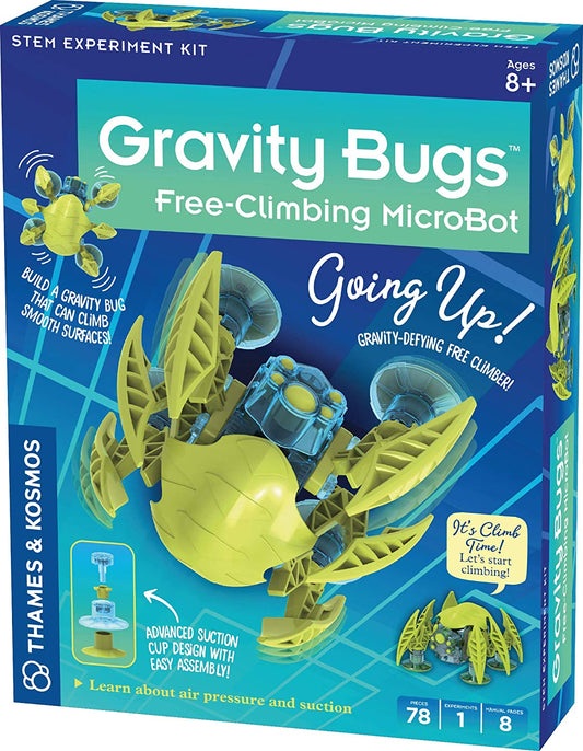 Gravity Bugs Free Climbing MicroBot