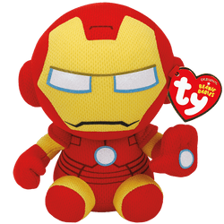 TY Iron Man Beanie 8"