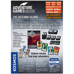 Adventure Games The Volcanic Island| Thames and Kosmos| Cooperative Board Game| 1-4 Players | Ages 12+ |