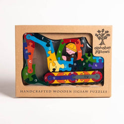 Alphabet Digger Wooden Jigsaw Puzzle