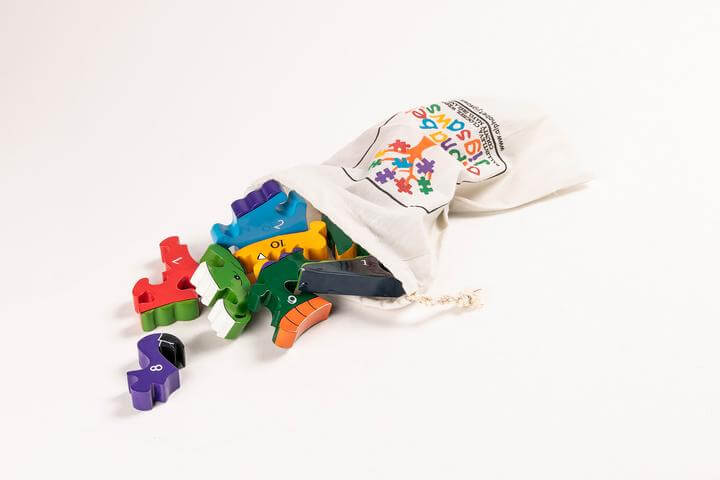 Number T-Rex Jigsaw Puzzle