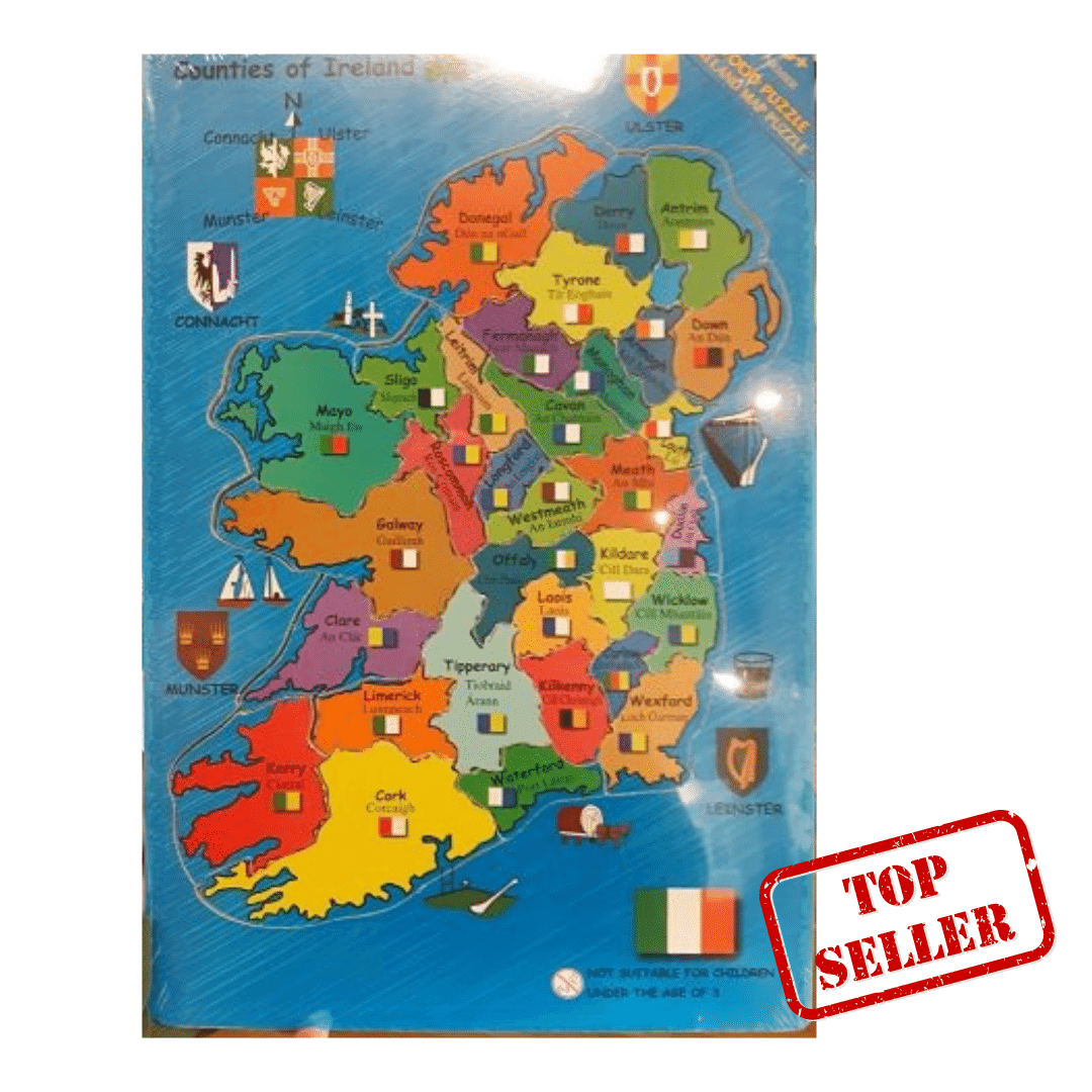 Counties Of Ireland Map Jigsaw