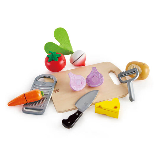 Hape Cooking Essentials Play Cutting Vegetables