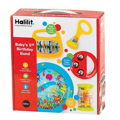 Halilit Baby's First Birthday Band Gift Set
