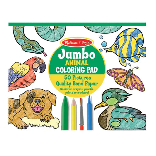Jumbo Colouring Book Animals - Melissa & Doug