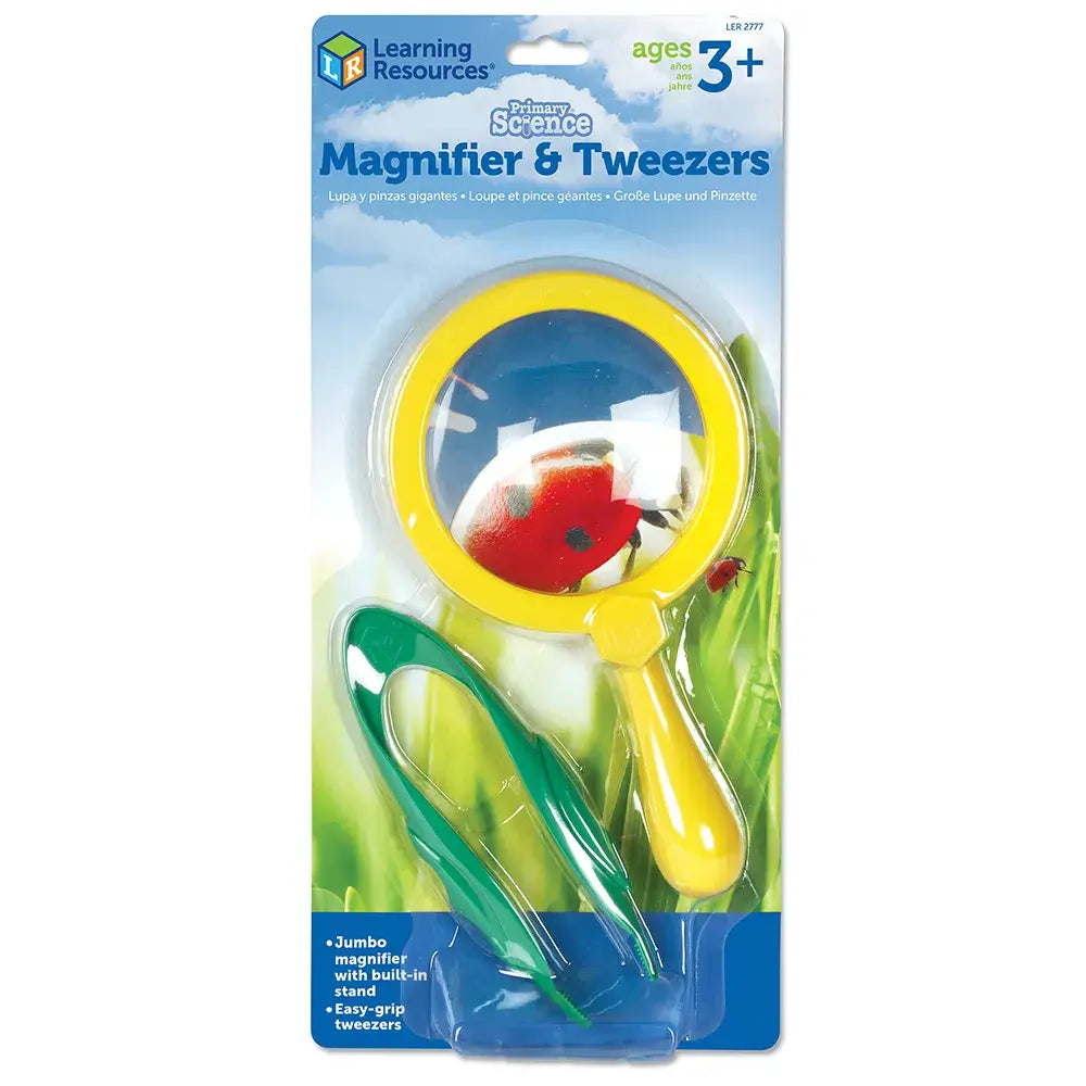 Jumbo Magnifier & Tweezer