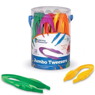 Learning Resources Jumbo Tweezers 12 Pack