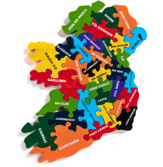 Map of Ireland Jigsaw (As Gaeilge)