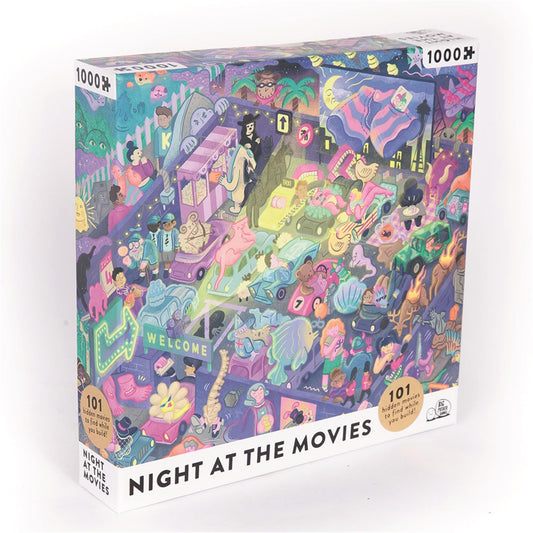 Night At The Movies 1000pc Movie Jigsaw Puzzle
