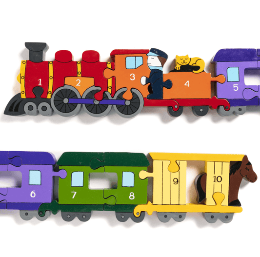 Number Train Jigsaw Puzzle