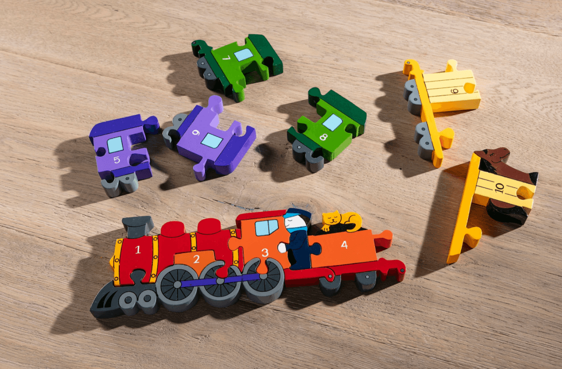 Number Train Jigsaw Puzzle