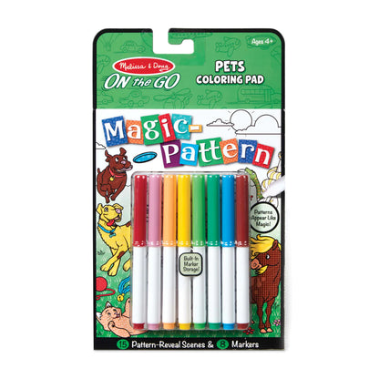 Magic-Pattern – Pets Colouring Pad - On the Go Travel Activity