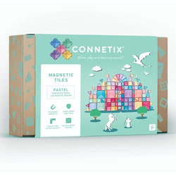 Connetix Magnetic Tiles 120 Piece Pastel Pack
