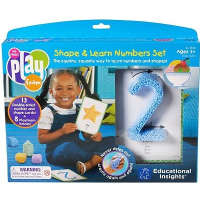 Learning Resources Playfoam Shape & Learn Numbers Set