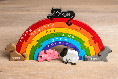 Rainbow Jigsaw Puzzle (As Gaeilge)