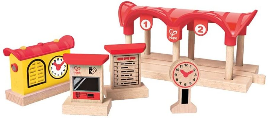 Record Listen and Light Railway Station Hape Toys