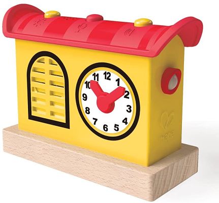 Record Listen and Light Railway Station Hape Toys