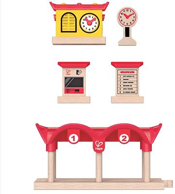 Record Listen and Light Railway Station Hape Toys