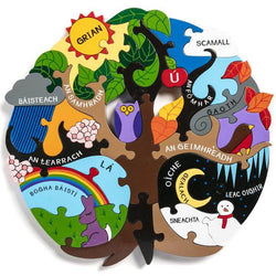 The four Seasons Jigsaw as Gaelige (na ceithre shéasúr)